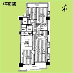 中古マンション レインボー第3半田 4LDK+WIC