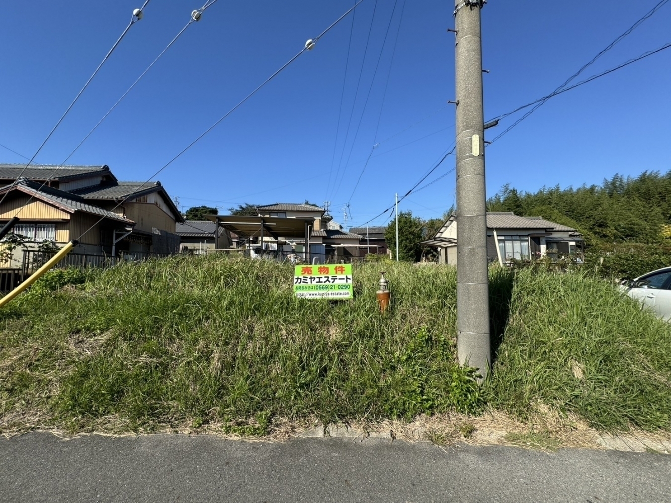 売土地　知多郡阿久比町草木間瀬口　