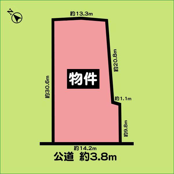 売土地　半田市平地町2丁目87、89
