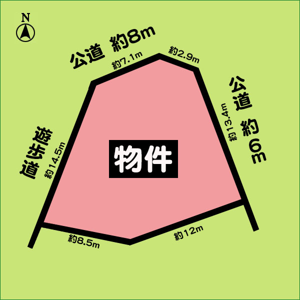 売土地　半田市宮本町６丁目