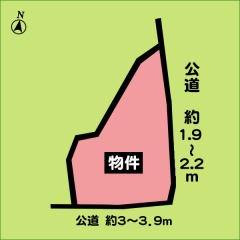 売土地　知多郡阿久比町草木間瀬口　