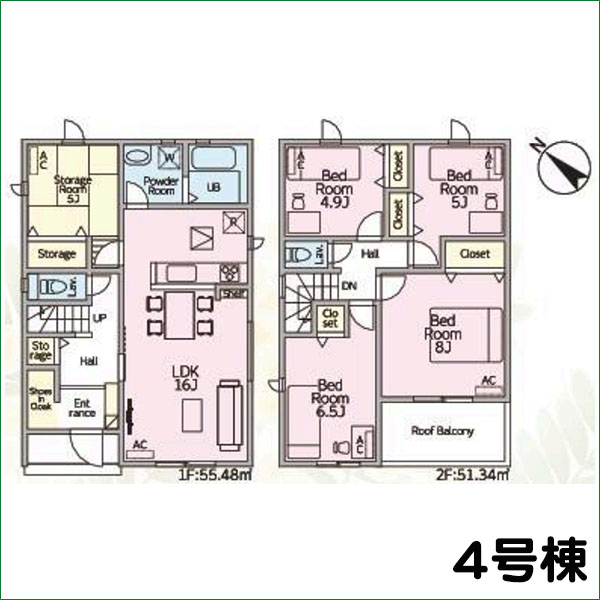新築分譲住宅 半田市瑞穂町7丁目 第1期 4号棟 全4棟