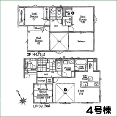 新築分譲住宅　半田市栄町3期　4号棟　全5棟