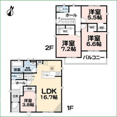 新築分譲住宅　武豊町中蓮　第２　１号棟　全１棟　