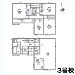 新築分譲住宅　半田市郷中町　３号棟　全４棟