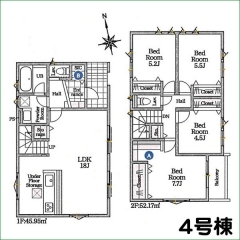 新築分譲住宅　半田市郷中町　４号棟　全４棟